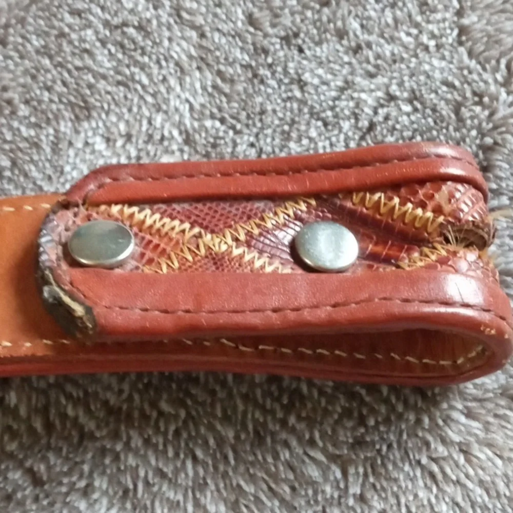 Circle Y snakeskin print